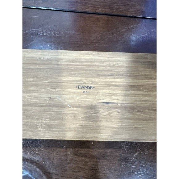 Dansk 4 Piece Set With Bamboo Tray 16x5‎ - Picture 6 of 6